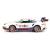 Металлическая машинка Mini Auto 1:24 «Porsche 911 GT3 RSR» 2420B, 20 см., инерционная, свет, звук / Бело-красный