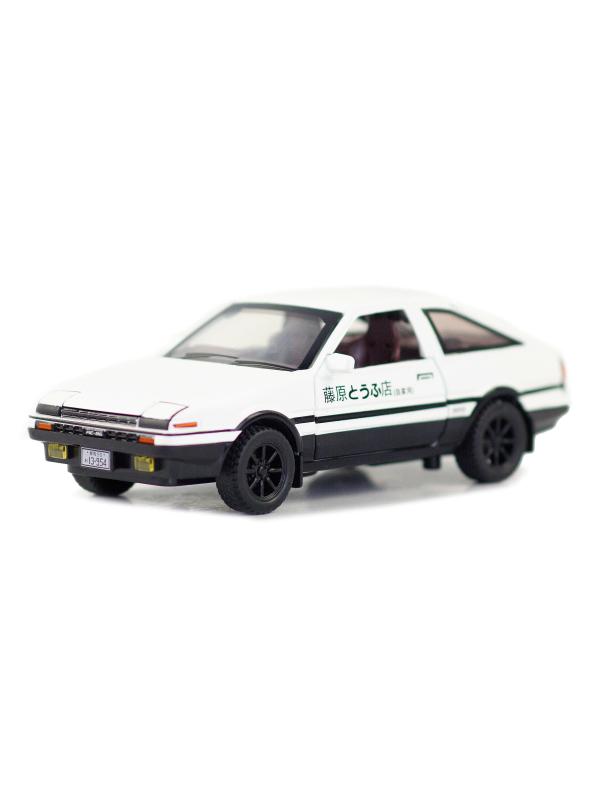 Металлическая машинка MiniAuto 1:28 «Toyota Sprinter Trueno AE86» 3241B инерционная, свет, звук / Микс