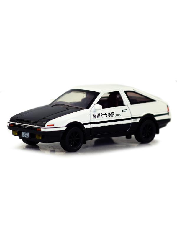 Металлическая машинка MiniAuto 1:28 «Toyota Sprinter Trueno AE86» 3241B инерционная, свет, звук / Микс