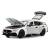 Металлическая машинка ChiMei Model 1:24 «Mercedes AMG GT Brabus» 21 см. CM334, инерционная, свет, звук / Белый