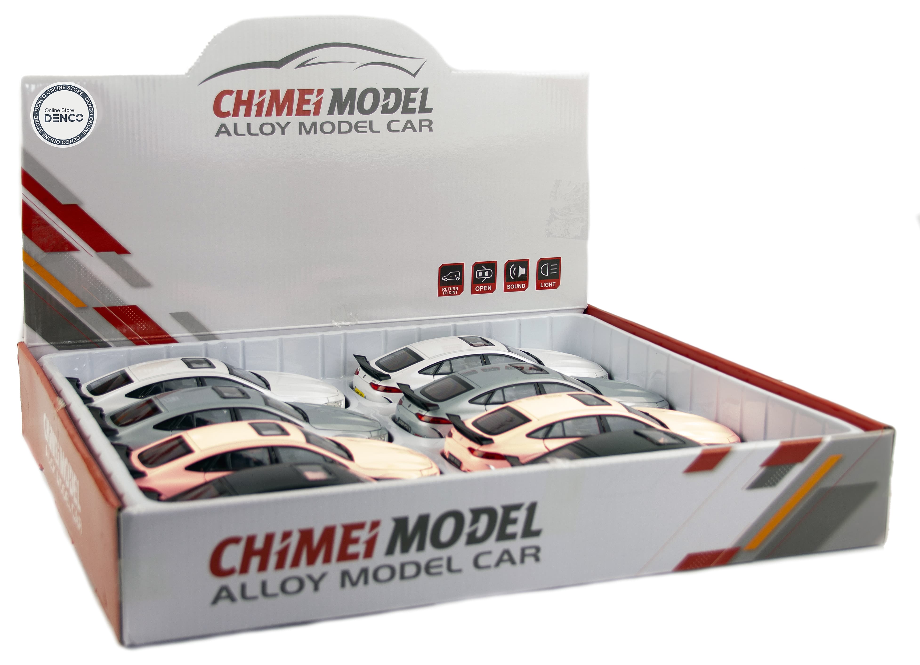 Металлическая машинка ChiMei Model 1:24 «Mercedes AMG GT Brabus» 21 см. M334, инерционная, свет, звук / Розовый