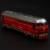Металлический поезд 1:87 «Локомотив» 23 см. G1709 Green Train инерционный, свет, звук  / Красный