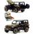 Металлическая машинка Mini Auto 1:20 «Jeep Wrangler Rubicon» 2401B-2, 20 см. инерционная, свет, звук / Черный