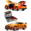 Металлическая машинка Mini Auto 1:24 «Ford Mustang Shelby GT500» 2406B, 21 см., инерционная, свет, звук / Оранжевый