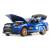 Металлическая машинка Mini Auto 1:24 «Ford Mustang Shelby GT500» 2406B, 21 см., инерционная, свет, звук / Синий