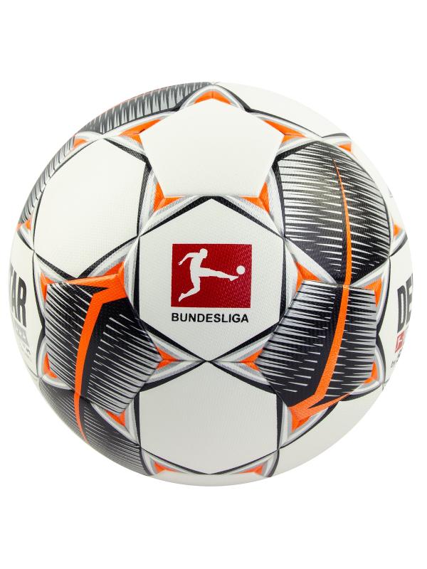 Футбольный мяч «DERBYSTAR by Select FB Bundesliga Brillant APS» размер 5, 32 панели, F33953 / Бело-оранжевый