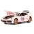 Металлическая машинка Mini Auto 1:32 «Porsche 911 Turbo S» 2231B, 16 см. инерционная, свет, звук / Розовый