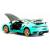 Металлическая машинка Mini Auto 1:32 «Porsche 911 Turbo S» 3231B, 16 см. инерционная, свет, звук / Бирюзовый