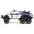Металлическая машинка Che Zhi 1:28 «Ford Raptor F150: Спецслужбы» CZ24AJ, инерционная, свет, звук / Микс
