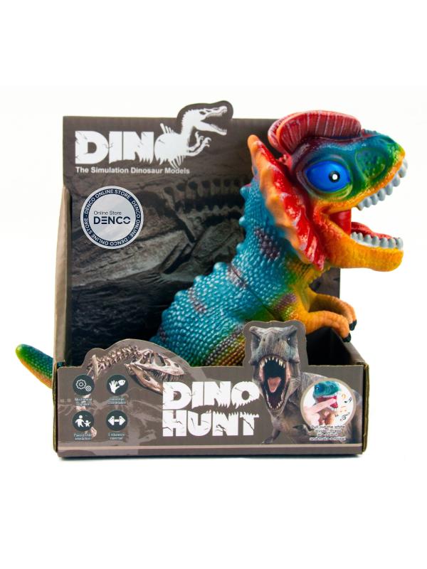 Фигурка резинового динозавра «Dino Hunt» 1888-3 со звуком 1 шт. / Микс