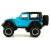 Металлическая машинка Mini Auto 1:32 «Jeep Wrangler Rubicon Off-Road» DC32372, 16 см. инерционная, свет, звук / Голубой