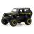 Металлическая машинка Mini Auto 1:32 «Jeep Wrangler Rubicon Off-Road» DC32372, 16 см. инерционная, свет, звук / Черный