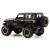 Металлическая машинка Mini Auto 1:32 «Jeep Wrangler Rubicon Off-Road» DC32372, 16 см. инерционная, свет, звук / Черный