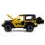 Металлическая машинка Mini Auto 1:32 «Jeep Wrangler Rubicon» DC32362, 16 см. инерционная, свет, звук / Желтый