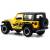 Металлическая машинка Mini Auto 1:32 «Jeep Wrangler Rubicon» DC32362, 16 см. инерционная, свет, звук / Желтый