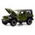Металлическая машинка Mini Auto 1:32 «Jeep Wrangler Rubicon» DC32362, 16 см. инерционная, свет, звук / Зеленый