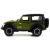 Металлическая машинка Mini Auto 1:32 «Jeep Wrangler Rubicon» DC32362, 16 см. инерционная, свет, звук / Зеленый