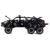 Металлическая машинка Che Zhi 1:28 «Ford Raptor F150: ФСБ» CZ24AJ, инерционная, свет, звук / Черный