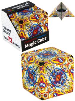 Логический магнитный кубик головоломка «Магический» 6.5 см. 076-1 / 72 фигуры