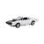 Металлическая машинка Mini Auto 1:32 «Dodge Challenger» 16,5 см. инерционная, свет, звук / Белый