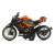 Металлический мотоцикл Ming Ying 66 1:12 «Kaiser» MY66-M2232, 15 см., инерционный, свет, звук / Оранжевый