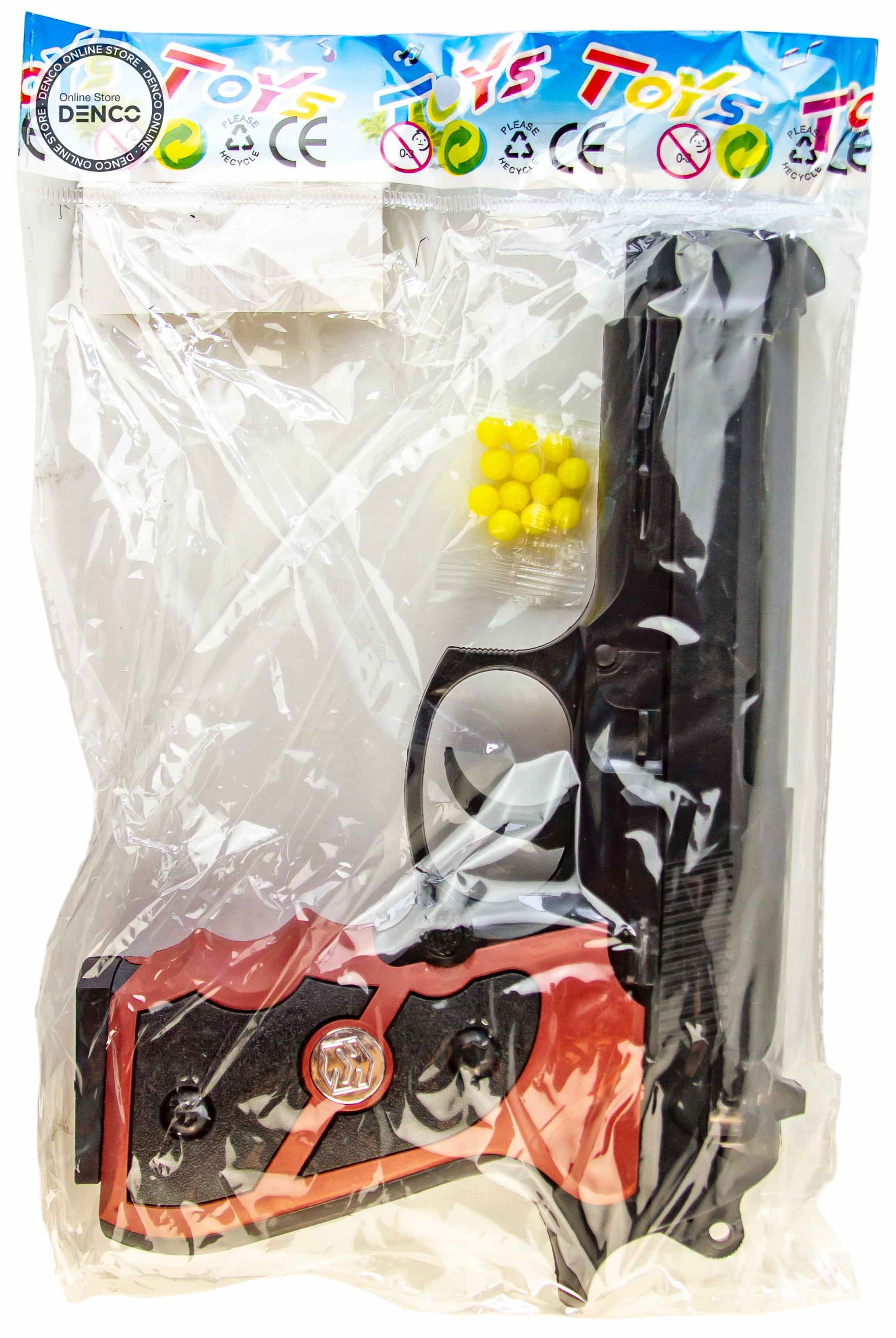 Детский игрушечный пистолет с пульками P-779 / 21*13 см.