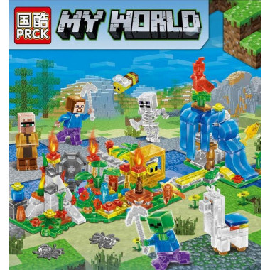 Конструктор PRCK My World «Хрустальный сад» 63135 (Minecraft) / 4 шт.