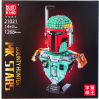 Конструктор  Mould King  «Бюст шлема Бобы Фетта» 21021 (Star Wars) / 1268 деталей