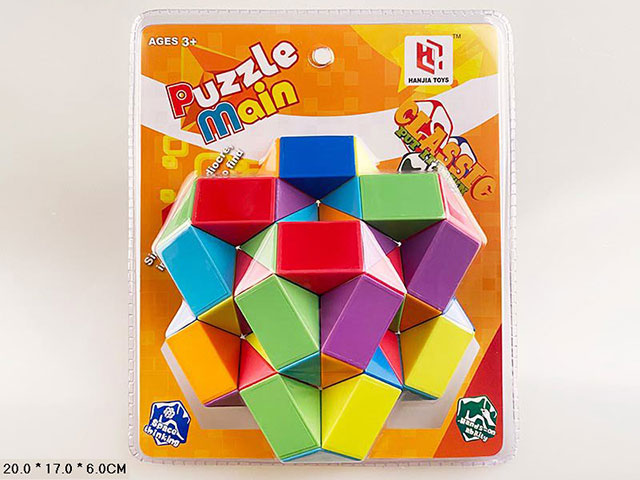 Логическая игра-головоломка «Змейка Рубика», антистресс
