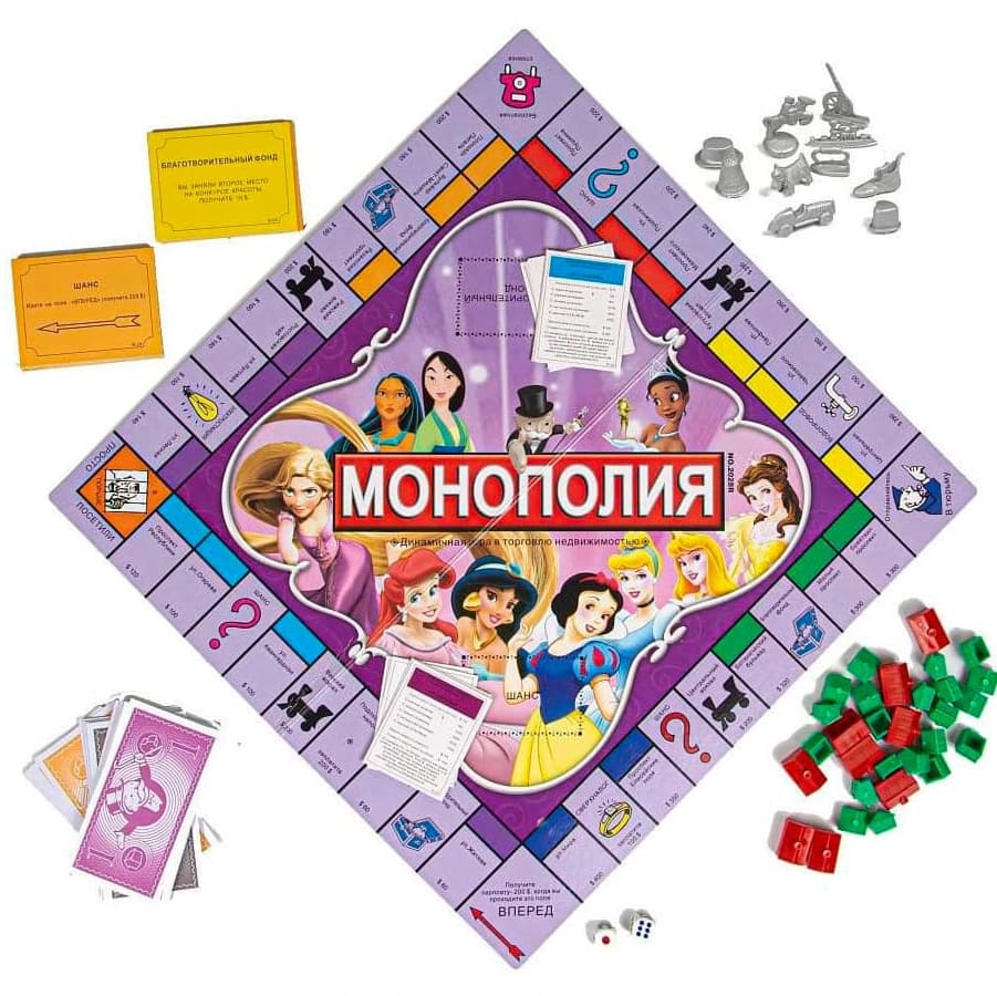 Настольная игра «Монополия: Принцессы Диснея» 2028R