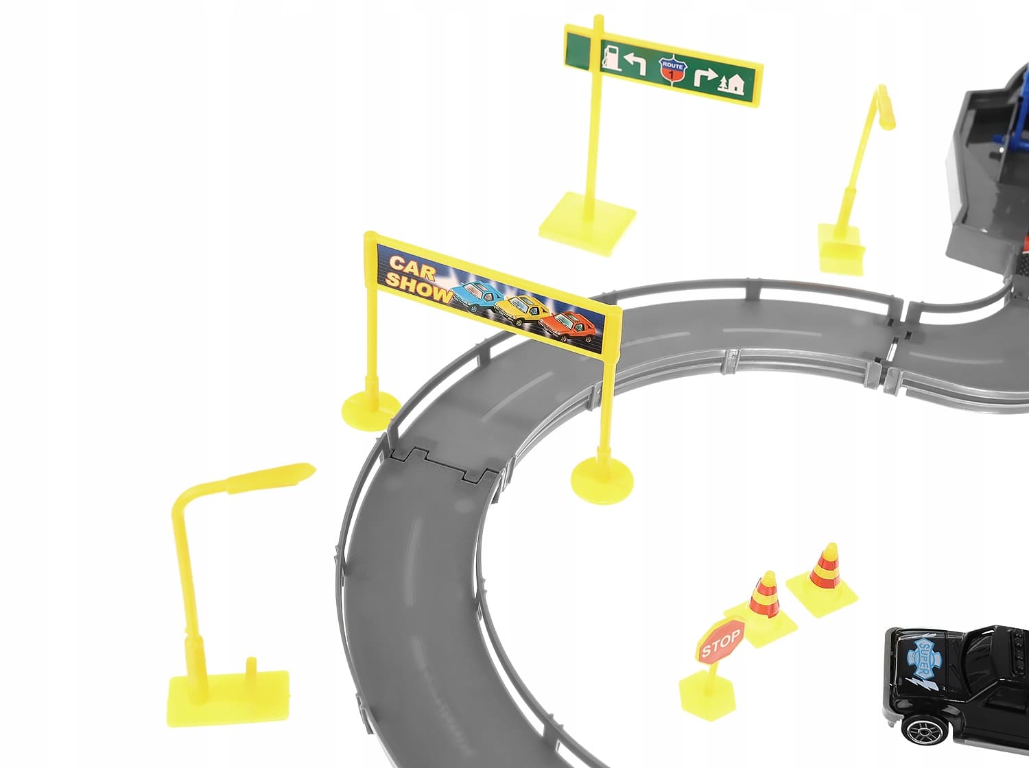 Парковка 4-х уровневая с лифтом «Городской паркинг» P2788B, 6 машинок, свет и звук