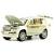 Металлическая машинка Che Zhi 1:24 «Toyota Land Cruiser 200» CZ123B, 20.2 см., инерционная, свет, звук / Белый