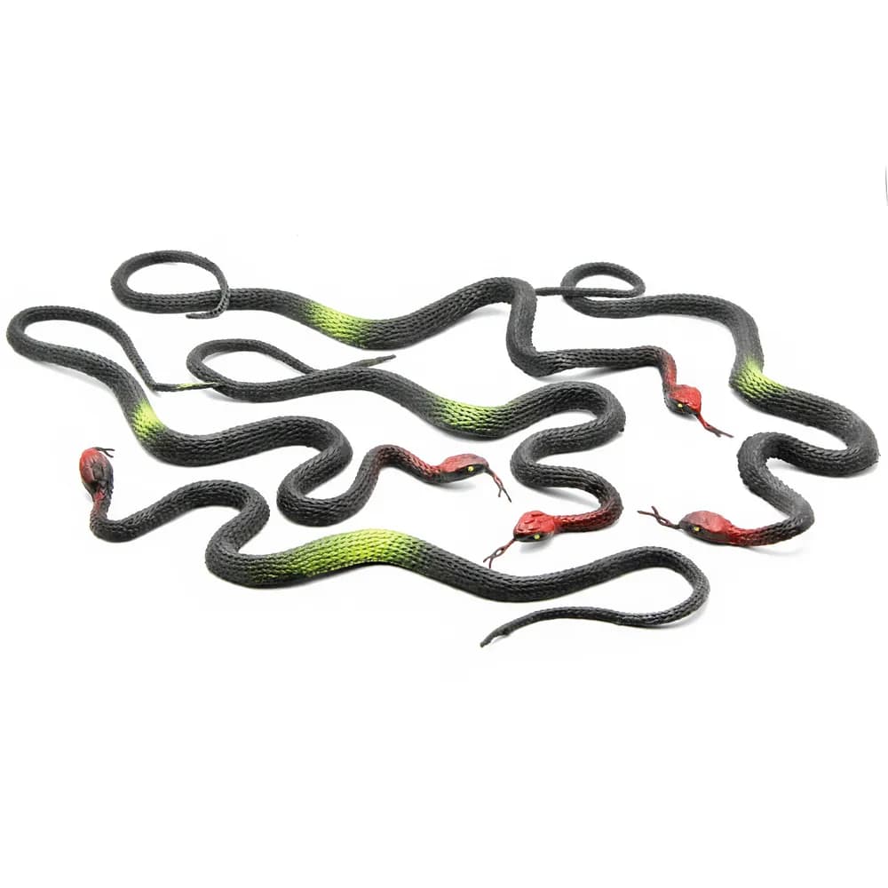 Резиновые фигурки-тянучки «Змеи» 40 см. Н47287 / 10 шт.