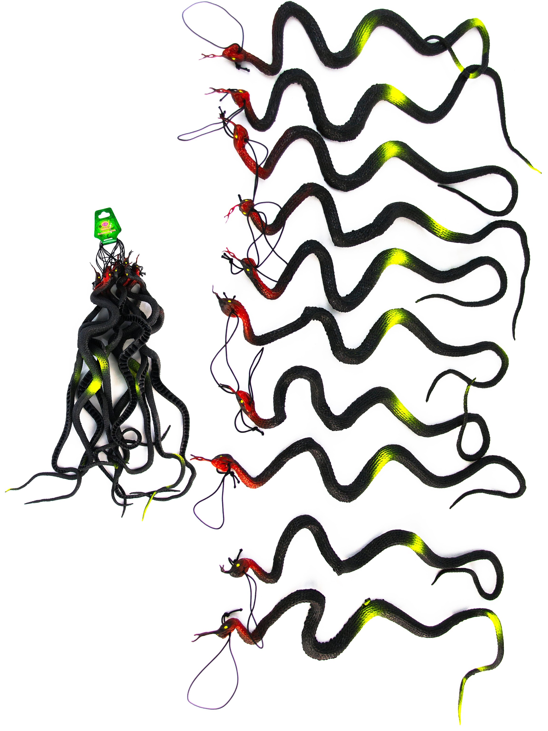 Резиновые фигурки-тянучки «Змеи» 40 см. Н47287 / 10 шт.