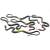 Резиновые фигурки-тянучки «Змеи» 40 см. Н47287 / 10 шт.