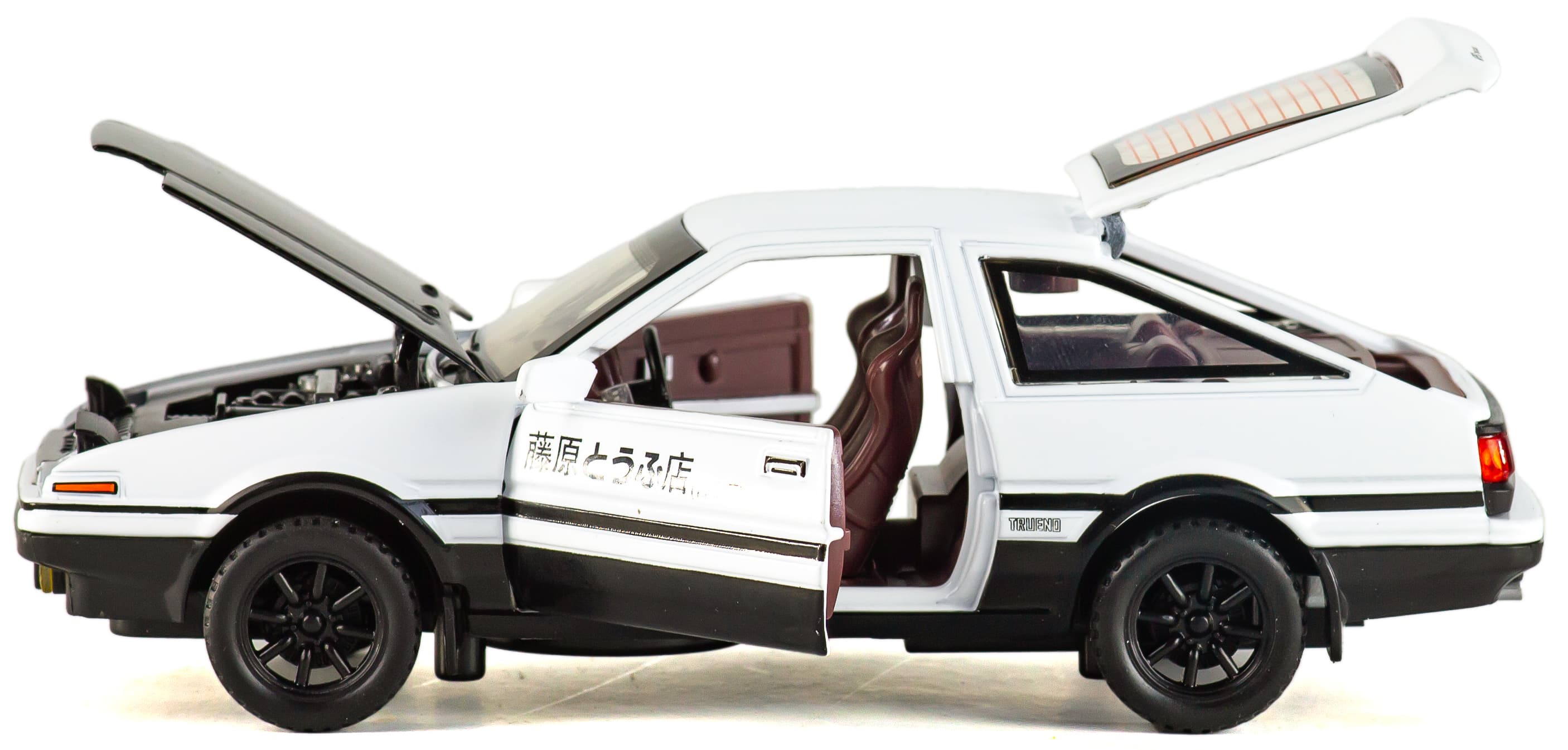 Металлическая машинка MiniAuto 1:20 «Toyota Sprinter Trueno AE86» 21 см. 2407B инерционная, свет, звук / Микс