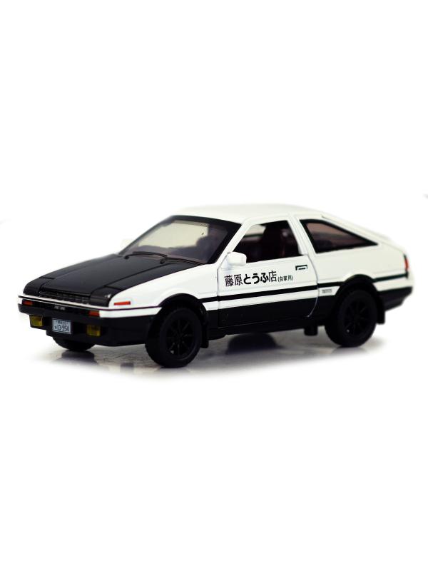 Металлическая машинка MiniAuto 1:20 «Toyota Sprinter Trueno AE86» 21 см. 2407B инерционная, свет, звук / Микс