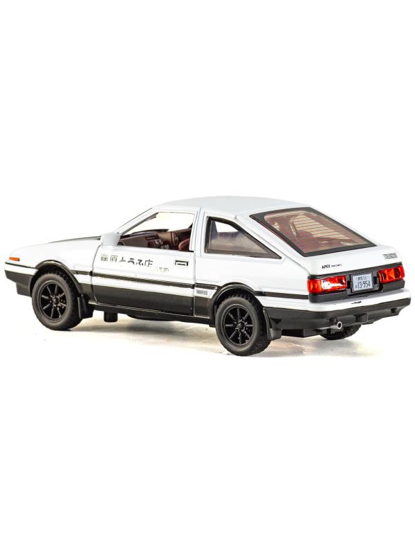 Металлическая машинка MiniAuto 1:20 «Toyota Sprinter Trueno AE86» 21 см. 2407B инерционная, свет, звук / Микс