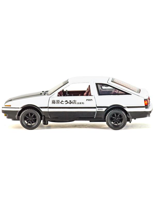 Металлическая машинка MiniAuto 1:20 «Toyota Sprinter Trueno AE86» 21 см. 2407B инерционная, свет, звук / Микс