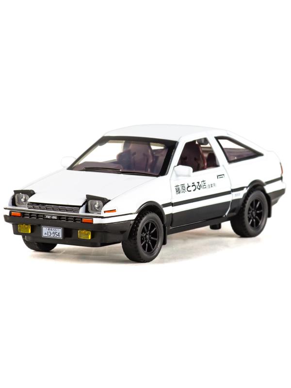 Металлическая машинка MiniAuto 1:20 «Toyota Sprinter Trueno AE86» 21 см. 2407B инерционная, свет, звук / Микс