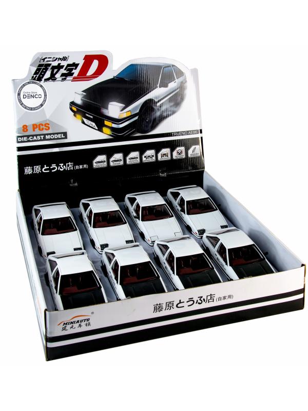 Металлическая машинка MiniAuto 1:20 «Toyota Sprinter Trueno AE86» 21 см. 2407B инерционная, свет, звук / Микс