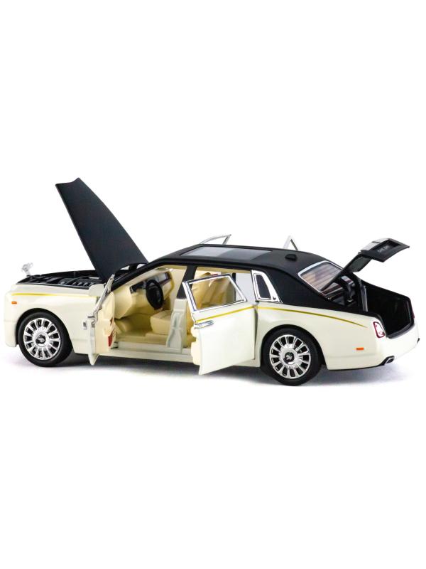 Металлическая машинка Che Zhi 1:24 «Rolls-Royce Phantom» CZ116A, 21 см., инерционная, свет, звук / Микс