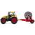 Металлическая машинка Pioneer Toys «Трактор и 2 прицепа» PT-408  AutoMetal / Желтый