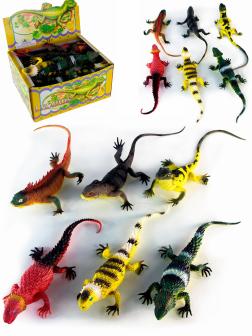 Набор игрушки резиновые фигурки-пищалки «Ящерицы» 51, 36 см. / 6 шт.