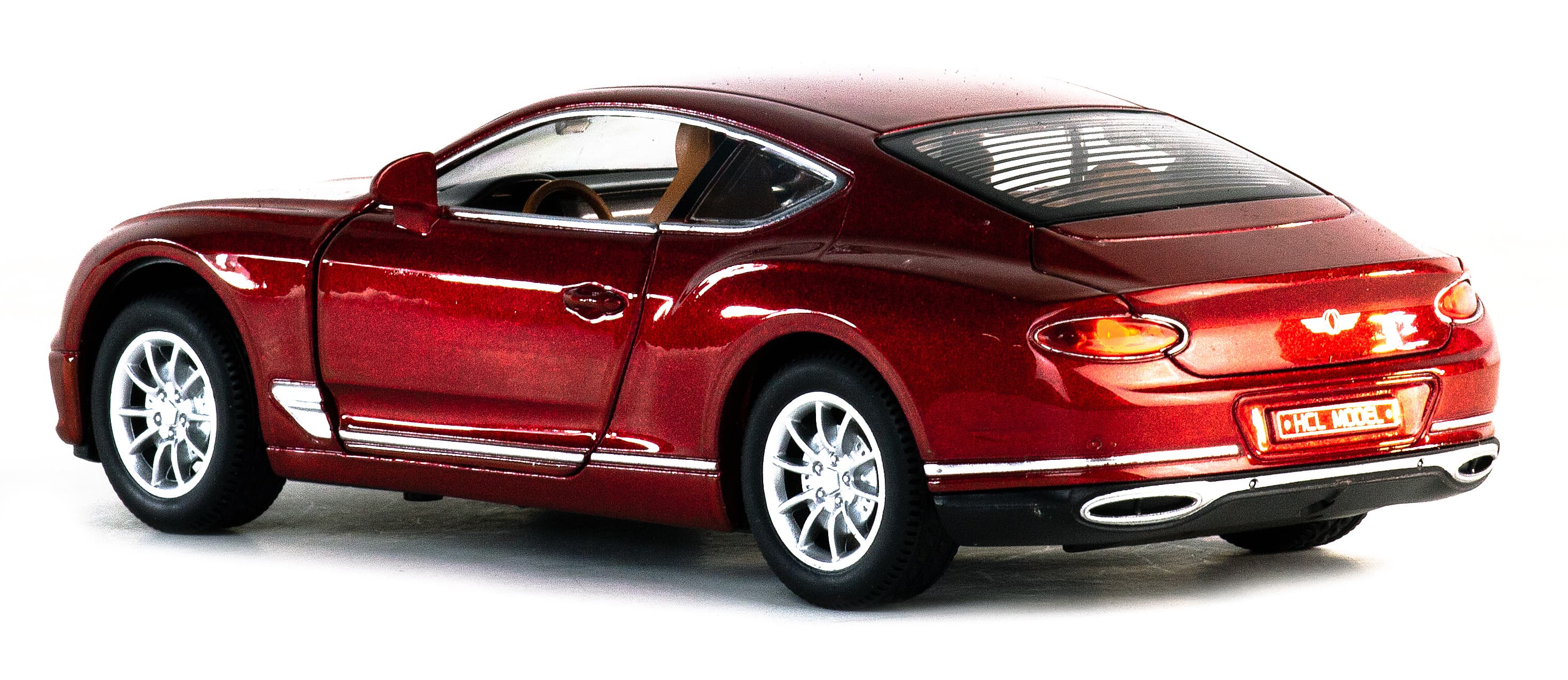 Машинка металлическая HCL 1:22 «Bentley Continental GT» HCL-912A 20 см. инерционная, свет, звук / Микс