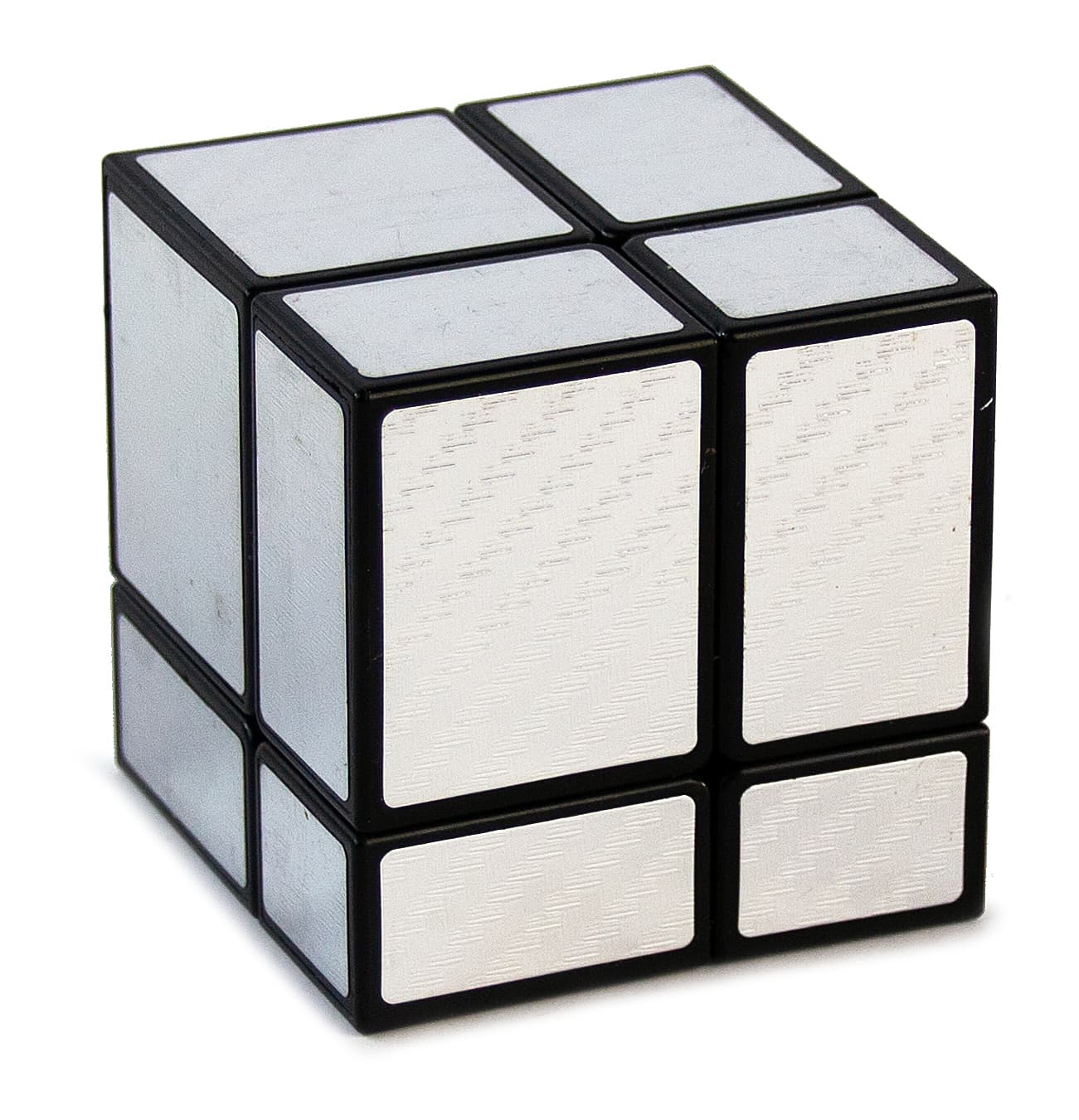 Логический зеркальный кубик Рубика головоломка «Серебряный» 5.5 см. C168-6 / 2х2х2