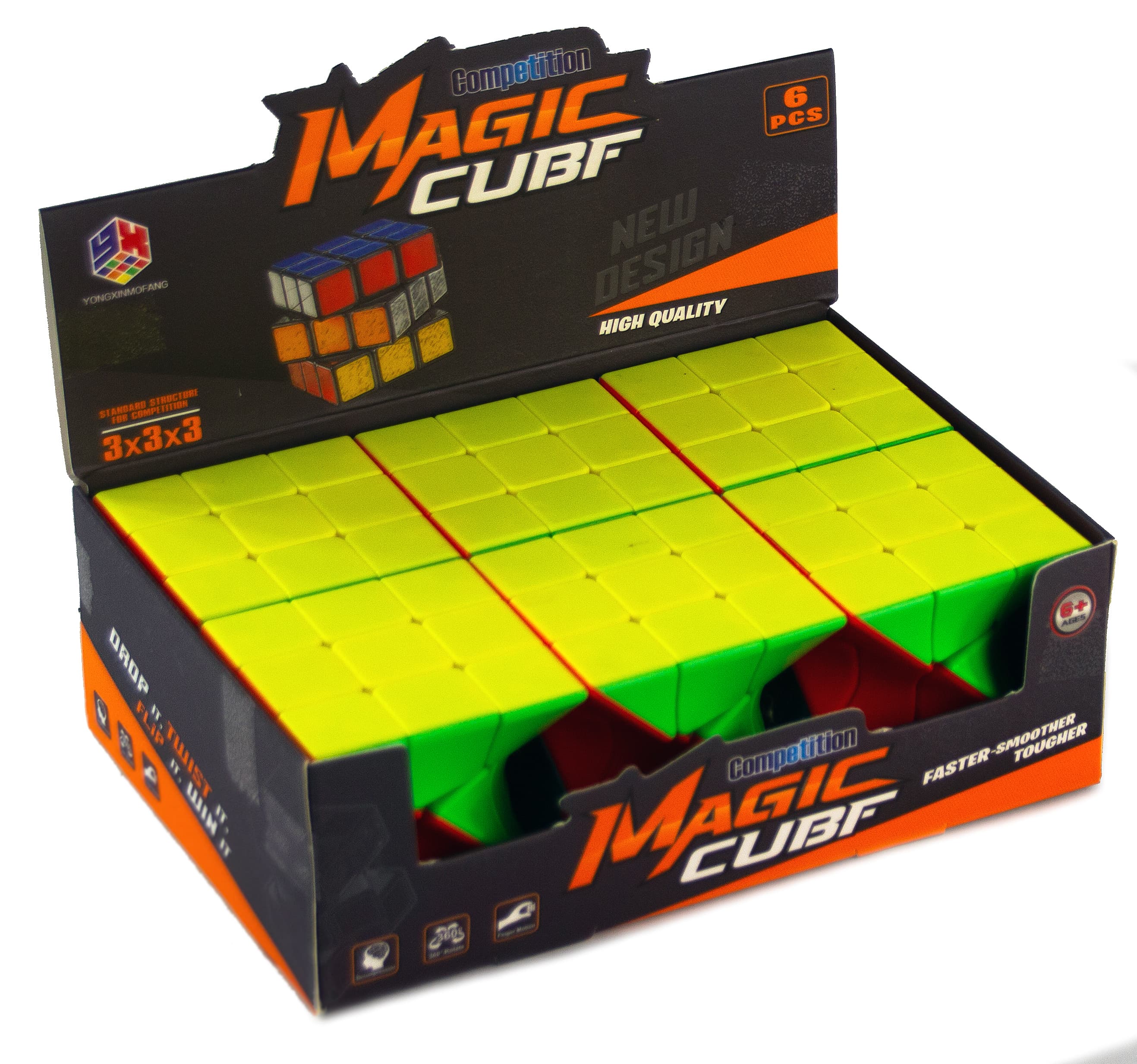 Логический кубик Рубика головоломка «Twisty Cube» 5.5 см. C168-9 / 3х3х3