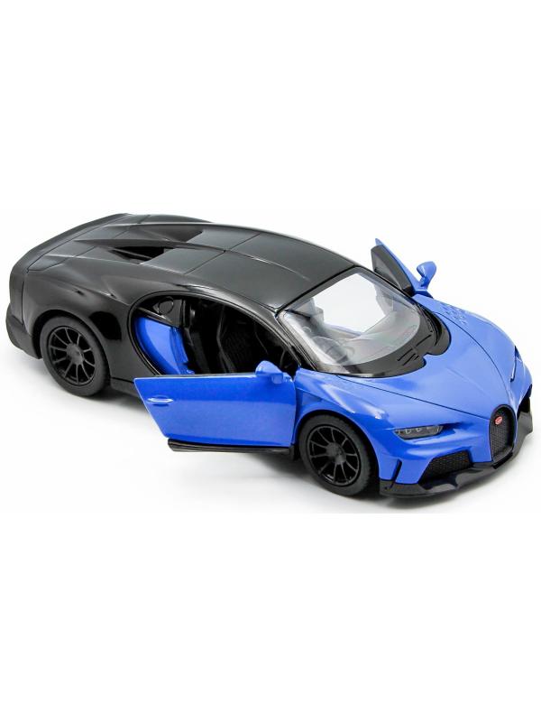 Металлическая машинка Kinsmart 1:36 «Bugatti Chiron Supersport» KT5423D, 12.5 см., инерционная / Микс