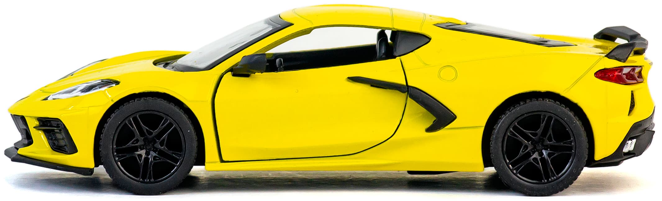 Металлическая машинка Kinsmart 1:36 «Chevrolet Corvette Stingray C8» KT5432D,12,5 см., инерционная / Микс