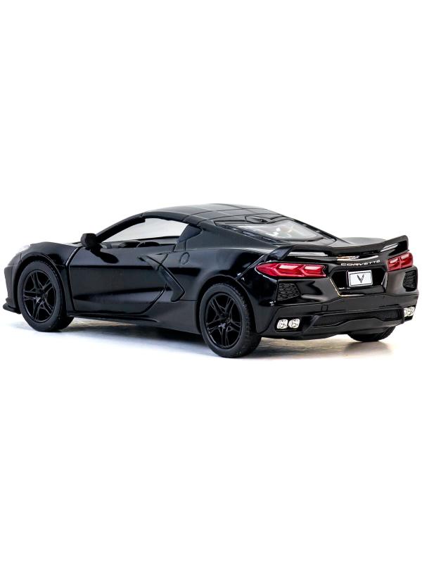 Металлическая машинка Kinsmart 1:36 «Chevrolet Corvette Stingray C8» KT5432D,12,5 см., инерционная / Микс